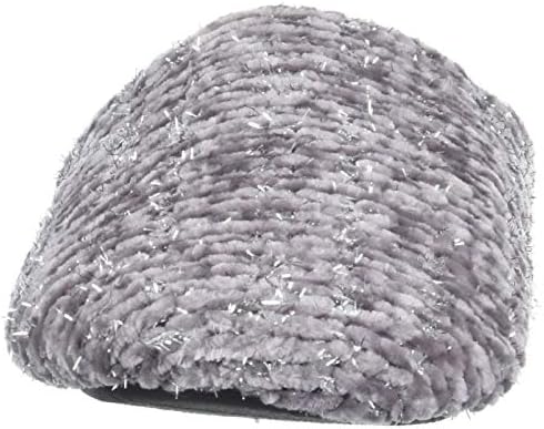 Dearfoams Women's Chenille Rib Knit Scuff with Velour Heel Slipper, Excalibur, XL Regular US | Image 1