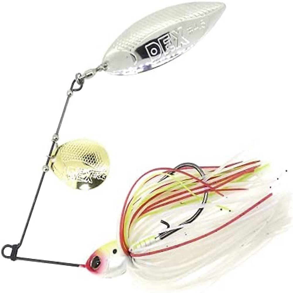 Berkley DEX Spinner Bait zum Angeln auf Hecht, Barsch & Forelle – Vibrations-Jigköder mit Spinnerblatt