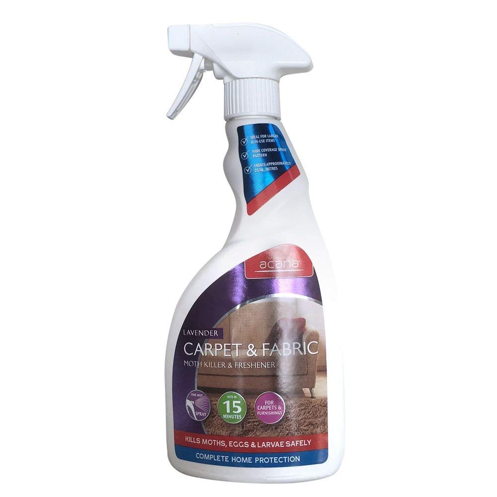 Carpet and Fabric Moth Killer with Lavender Freshener Spray - 500 ml
