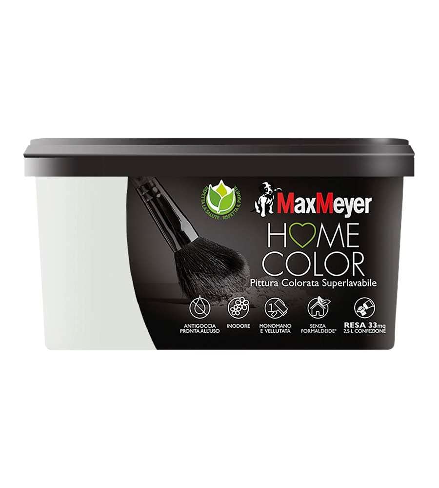 Maxmeyer Pittura Colorata Superlavabile Home Color Nebbia 2,5L - 4