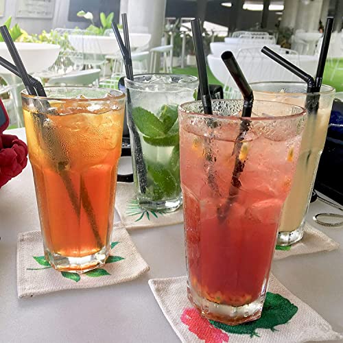Tebery 6 Pack 350ml Stackable Plastic Tumbler Cups, 12oz Drinking Glasses Water Glasses, Reusable Acrylic Tumblers, Unbreakable Glasses for Adults Kids Party - Image 6