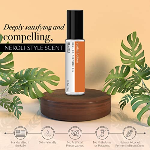 Demeter Suntan Lotion Roll On Perfume Oil Fragrance Library, Roll On Perfume, 33 Oz, Long-Lasting #TOP3