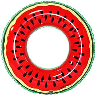 Adults Inflatable Watermelon Rubber Ring Swim Ring Pool Float Toys Summer Swimming Pool Ring Fun Water Sports Outdoor Beach Pool Party Toys Swim Rings for Adults Boys Girls