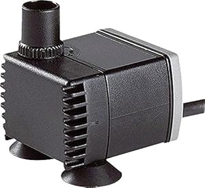 Pontec 37057 PondoCompact 300i - Indoor-Statuenbrunnenpumpe / kompakte Brunnenpumpe für Fontänen und Wasserspiel, Schwarz