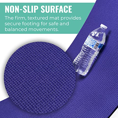 Elevate Yoga Mats, 10 Pack, 72" Long x 24" Wide, 4 mm Thick, Non-Slip and Easy to Clean Gym Mats for Schools and Studios - Image 4