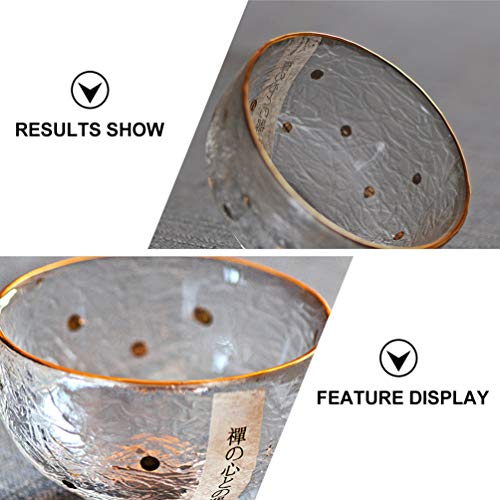 YARNOW 4 copos de saquê japoneses de vidro para shots de vidro para copos de chá, copos de vinho, ca