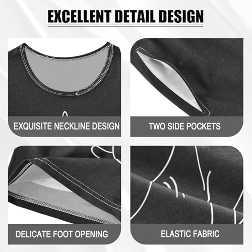 ALAZA Cute Bulldog Black Heart Pajamas Set Short Sleeve Cotton Sleepwear Summer Pjs 2 Piece 5-14Y4