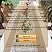 Burlap Table Runner Burlap Lace Table Runner for Weddings 12X108 Hessian Rustic Jute Country Thanksgiving Christmas Baby Party Decoration Table Decor (10 Set)