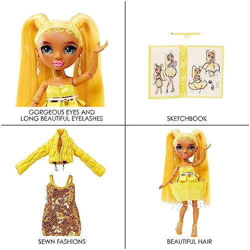 Rainbow High Fantastic Fashion Sunny Madison Muñeca y Accesorios miniatura 5