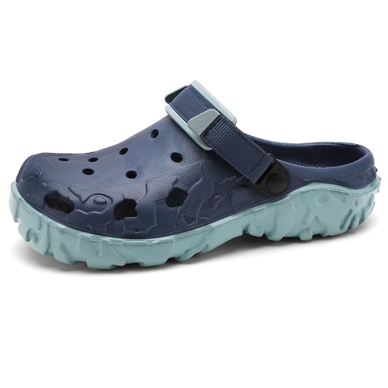 Image of Men's Clogs Garden Shoes Adult Mules Outdoor Sports Sandals Summer Water Beach Shoes Casual Slippers Lightweight Breathable Non-Slip