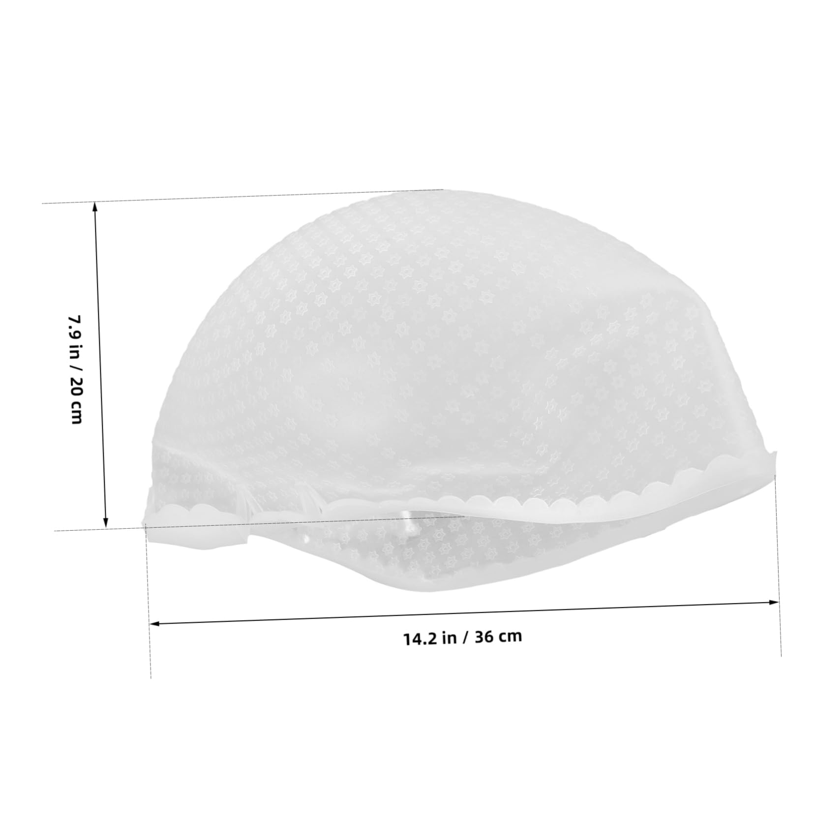 Wiederverwendbare Silikon-haarfärbekappe Mit Vorgestanzten Löchern Für Müheloses Strähnenfärben Und Stylisches Sternmuster Für Friseure