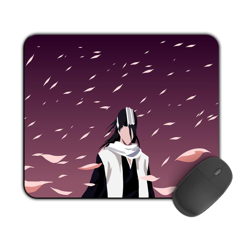 Image of Printed Designer Mouse Pad Byakuya (200MM X 240 X 3MM) Enhance Gaming and Work Performance Comfortable and Precise Non-Slip Water Proof Bleach Mouse Pad.