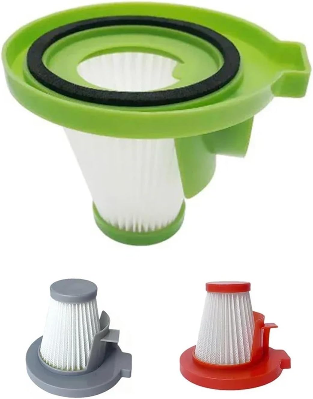 Compatible for IonVac ZipVac 8842 8200 3-in-1 Stick Vacuum, 2/6-Pack Replacement Filter Set(Green 6pcs)