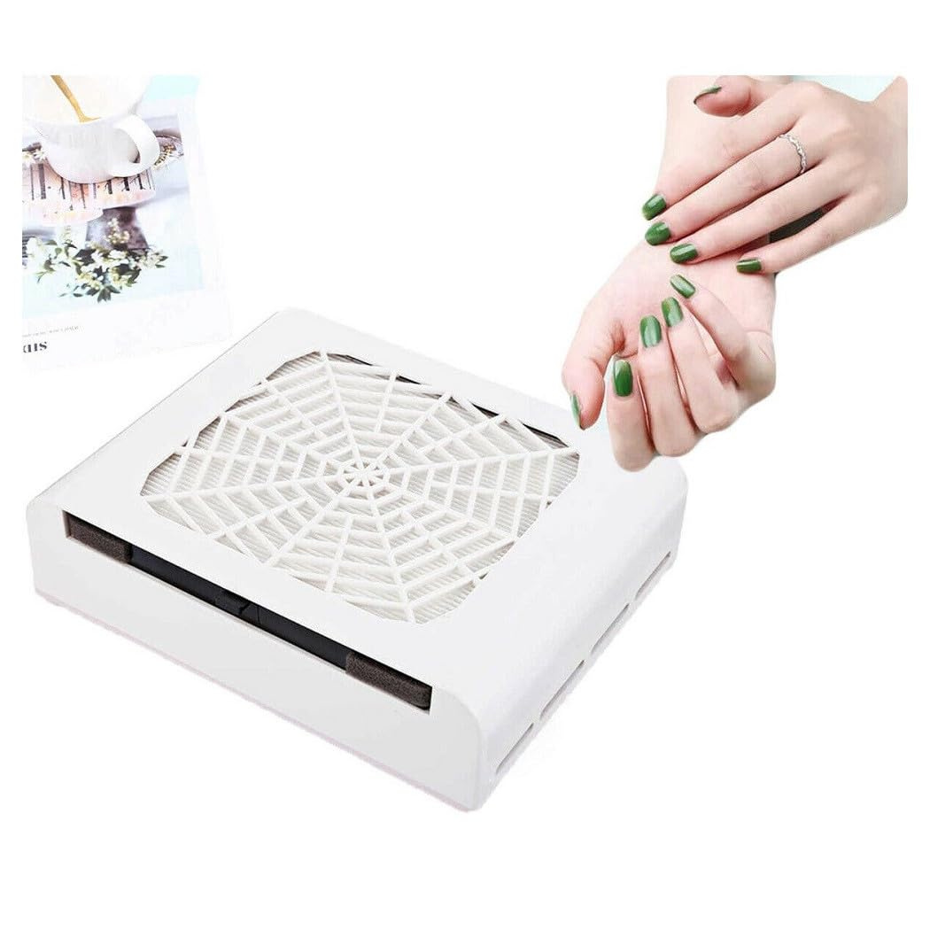 Trade Shop - Aspirazione Per Unghie Manicure Pedicure Da Tavolo 40 Watt Estetista 858-15