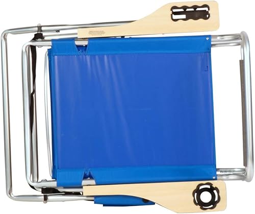 Miniatura 9 de Silla de playa de 4 posiciones con toldo y bolsa de almacenamiento de lujo