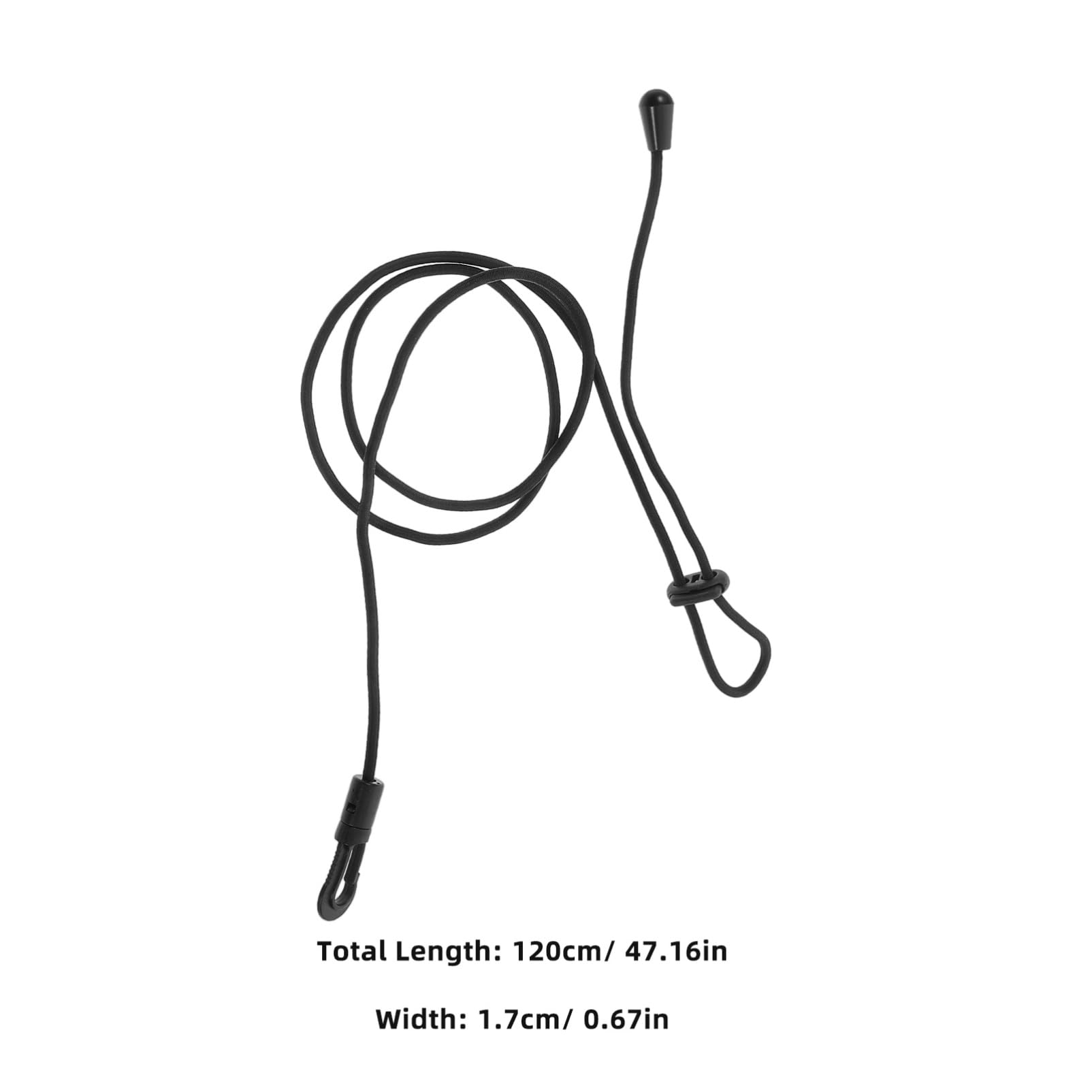 KESYOO 2pcs Paddle Anti-Lost Rope Paddleboard Accessory Paddle Board Strap Paddle Board Accessories Paddle Board Cords Paddleboard Strap Carrying Kayak Paddle Bungee Black Plastic