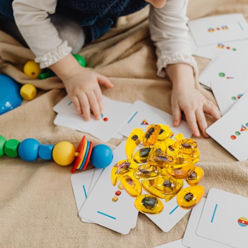 ibasenice Bernstein-Insekt 20 Stück Bunte Bernstein-Insekten-AnhäNger FüR Kinder – Kreatives Lernspielzeug Zur FöRderung Von Wissenschaftsinteresse Und Dekoration FüR Geschenke Und Outdoor-AktivitäTen