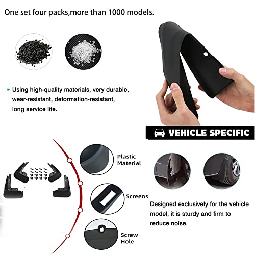 Image of MudGuards Fender Compatible with CRV 2023 4PCS MudFlaps Front Rear Car Accessories Set.