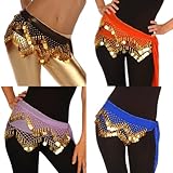 Wholesale Lots of 10 Chiffon Belly Dance Hip Scarf (Model LC)