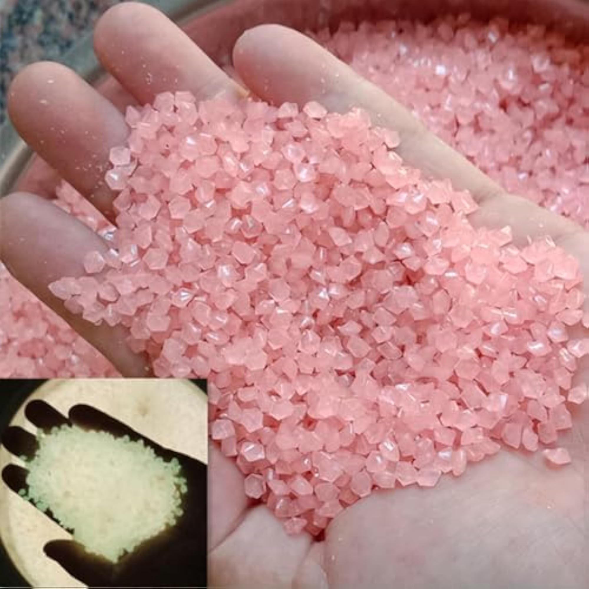 3-5Mm Resin Glow in A Dark Pebbles Rocks Sand Accessory