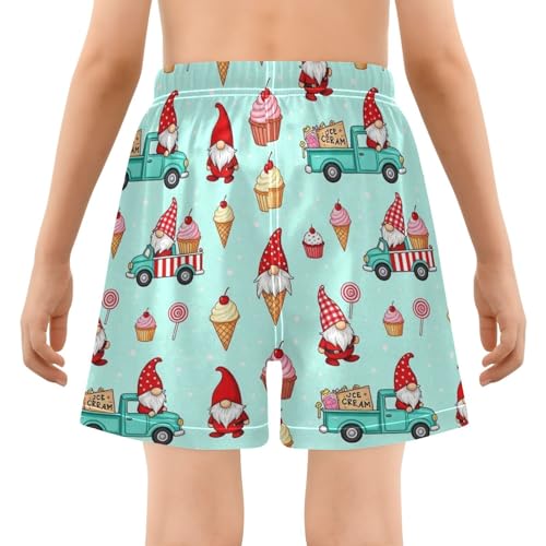 Short de bain garçon 4T Yuiboo imprimé camion du Père Noël
