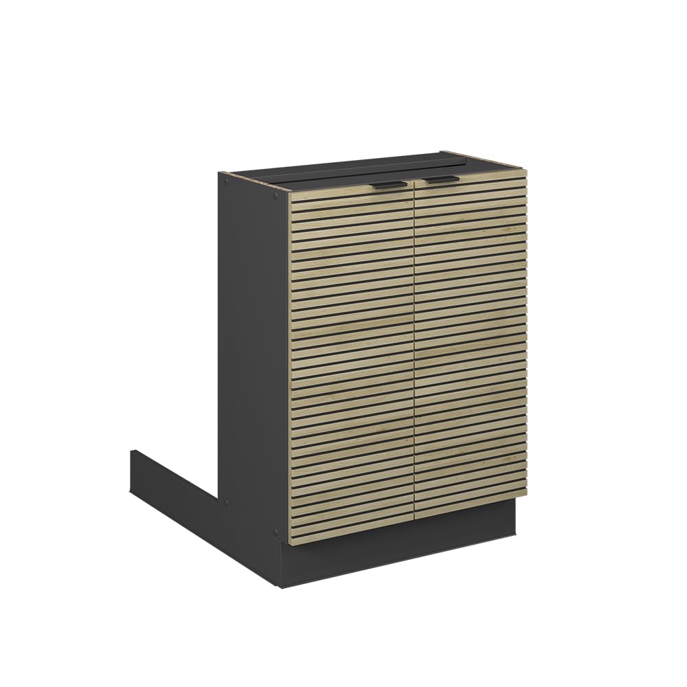 Vicco Kitchen island Fame-Line, Oak panel, 60 cm without worktop, can be combined to extend kitchen units — image 1