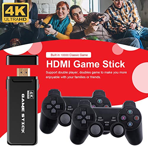 Retro Spielekonsole, shenruifa 4K HDMI-Ausgang 64 GB Game Stick Videospielkonsole, USB Wireless Console Spiel Eingebaute… – Bild 6