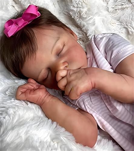 Muñeca Reborn Realista de 18 Pulgadas para Niñas 3+ miniatura 3