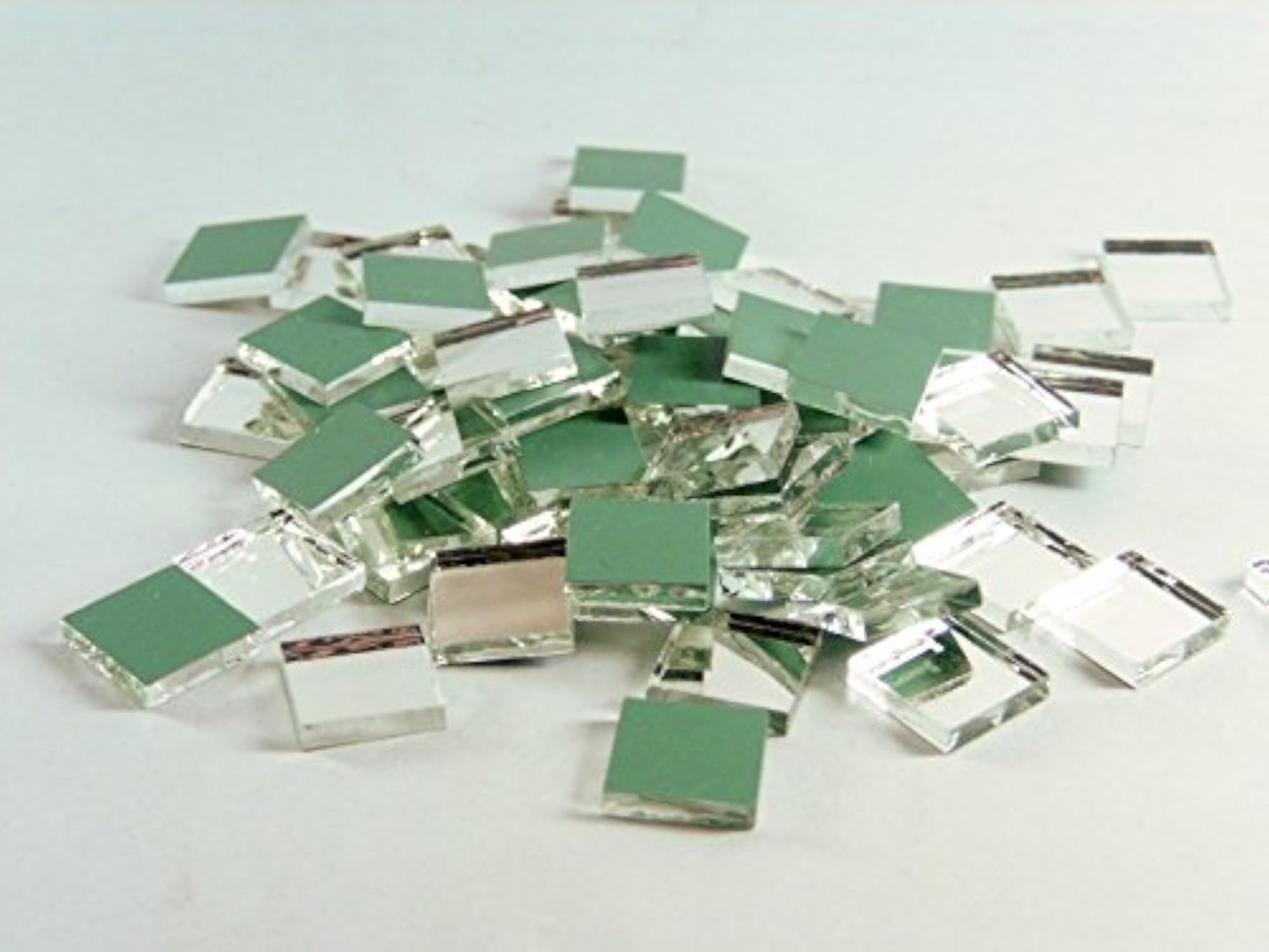 Square Mirror Mosaic Tiles, 200 Pcs for Crafting