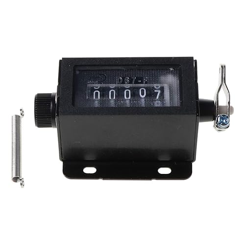 D67-F 5 Digits Mechanical Pull Counter Black Casing 0-99999 Mechanical