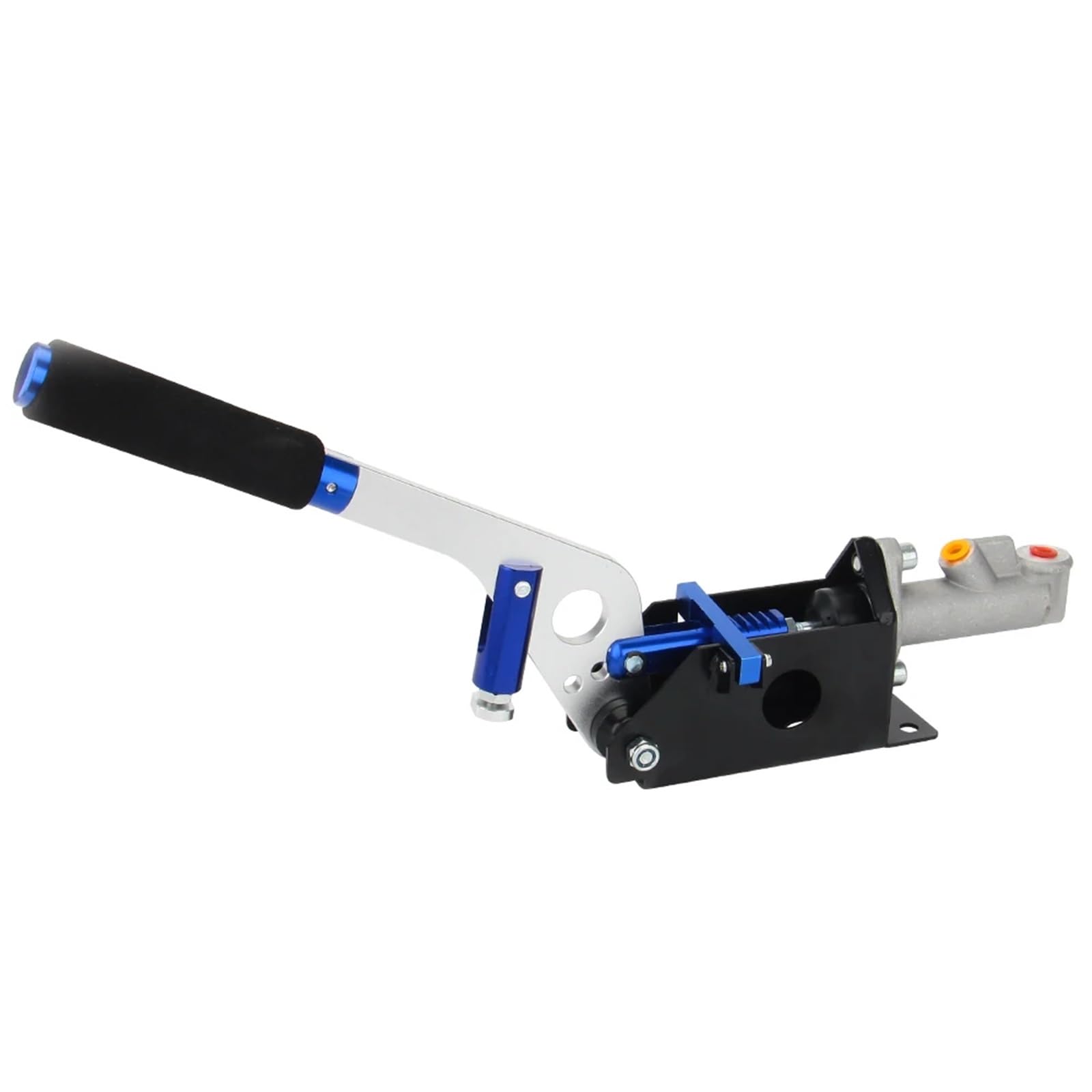 Uniwersalny hydrauliczny hamulec ręczny do driftu wyścigowego, elektroniczny hamulec ręczny, pionowy, poziomy uchwyt(Blue)