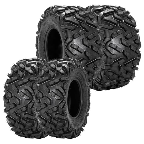 Image of Set of 4 FORERUNNER 27X9-12 & 27X11-12 ATV Tires, 6PR Tubeless UTV Tires, All-terrain Tires