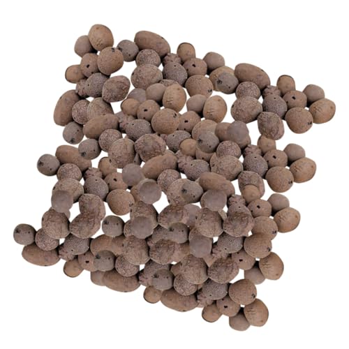 GOOHOCHY Ceramsita de Drenaje para Jardinería 1 Kg Arcilla Expandida Porosa 05-1 CM para Macetas Material Transpirable para Suculentas y Cultivo sin Suelo