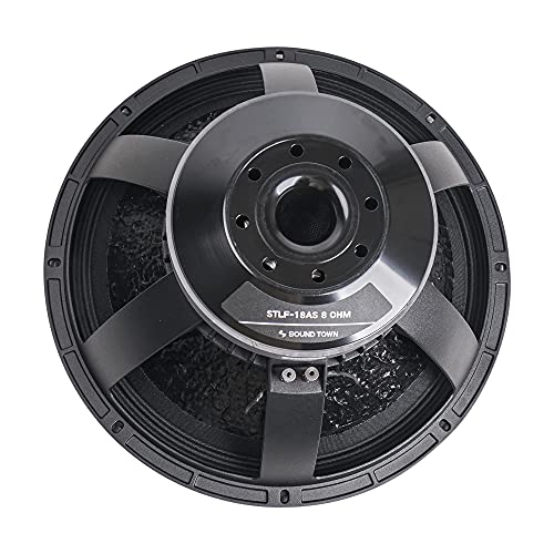 Image of Sound Town CARME Series 1600W 18 inch Powered Subwoofer with DSP, LPF, Birch Plywood, Black (CARME-18SPW)