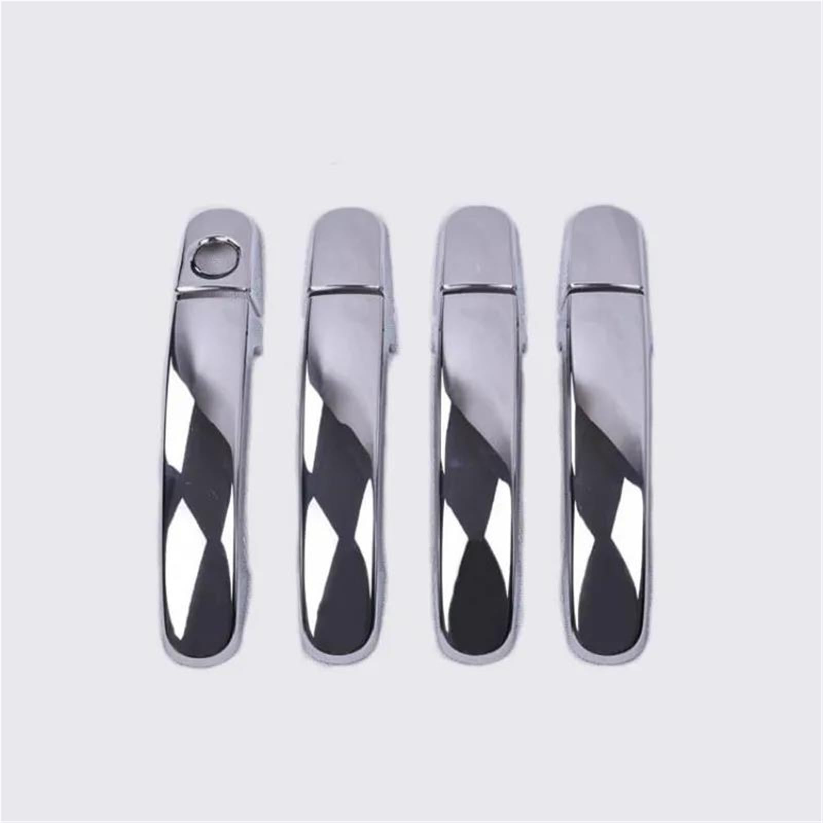 YYTEMD Chrome Car Door Handle Cover Trim Overlays Accessories for Ford for Focus 2005-2011 Chrome(OneColor)