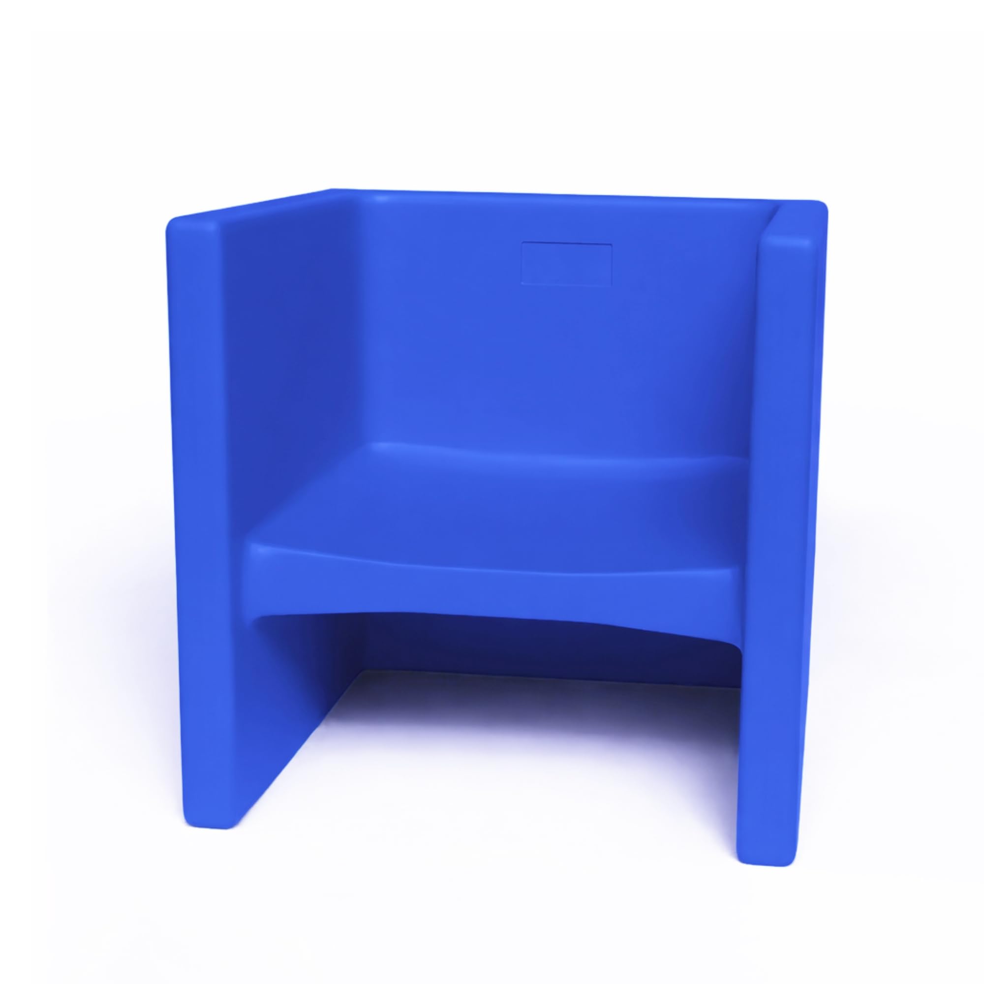 Children's Factory 3 in 1 Cube Chair for Kids, Flexible Seating Classroom Furniture, 1 Count, Blue