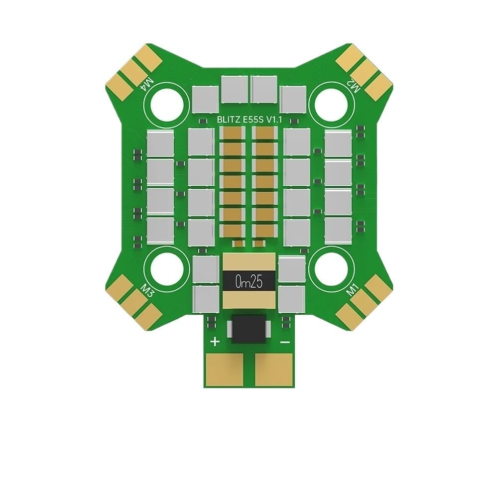 BLITZ ATF435 kontroler lotu z E55S 4w1 ESC 2-6S 5,8 GHz 600 W VTX regulowany odpowiedni do części dronów RC FPV(BLITZ Mini E55S ESC)