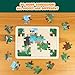 BONNYCO Wooden Puzzles for Kids Ages 4-6 and 3-5. Set of 6 Jigsaw Puzzles 24 Pieces with Board, Animals from Diverse Ecosystems. Educational Toys, Learning Gifts for Boys, Girls