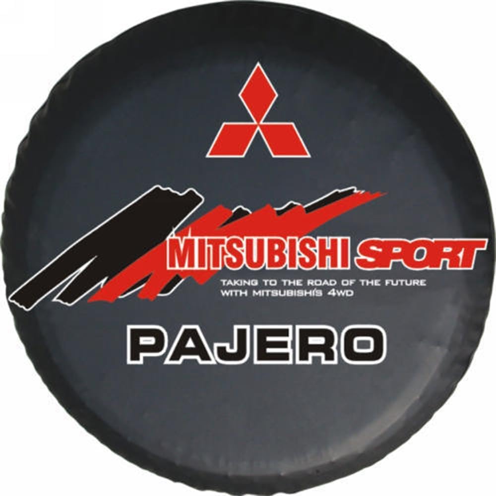 Copertura Ruota di Scorta Auto,per Mitsubishi Pajero V93 V97 2007-2024,Elastico Copriruota Scorta Antipolvere Impermeabili Copriruota Decorazioni,C-16in
