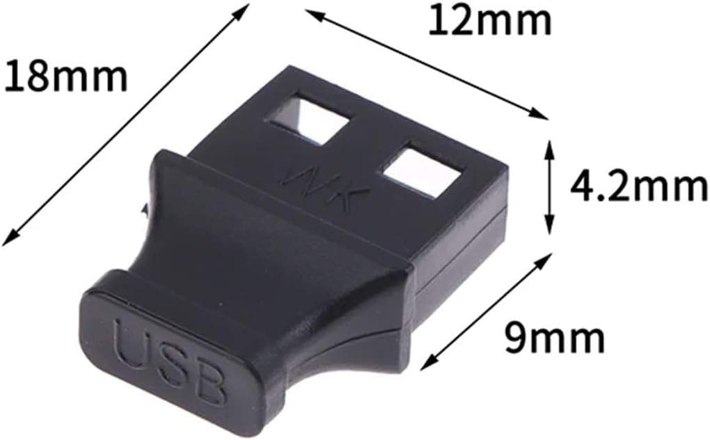 USB Cover Cap 30 Pcs Type-A USB Port Plug with Handle Anti-dust Cover for Laptop Computer Socket Cap Unused Interface Anti-Dust Plug for USB Type A