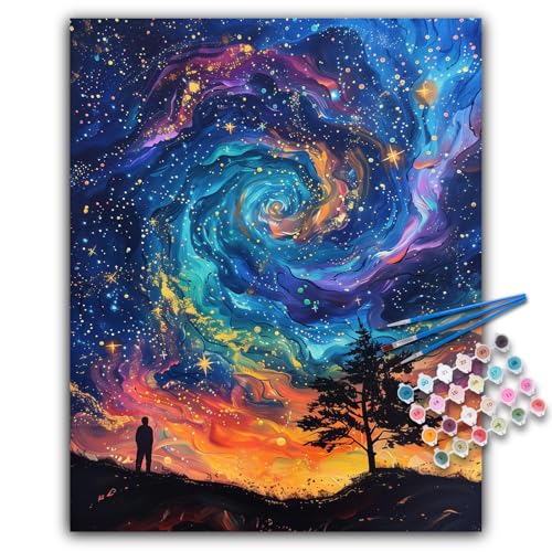 Starry Sky Paint By Numbers Kit