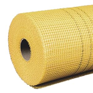 50m² WDVS-wapeningsweefsel glasvezelweefsel 165g/m² geel 4x4mm