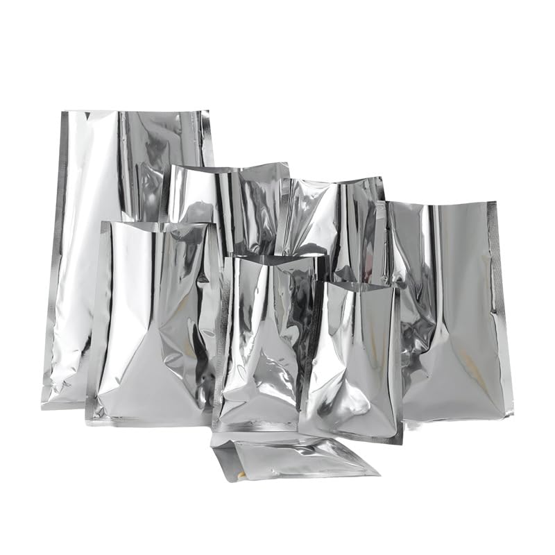 Sacs de rangement aluminium pour épices et graines en cuisine ou herboristerie
