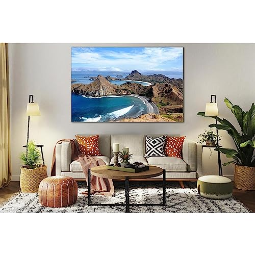 Cuadro impreso sobre lienzo de Padar Island 3 paneles para pared 2