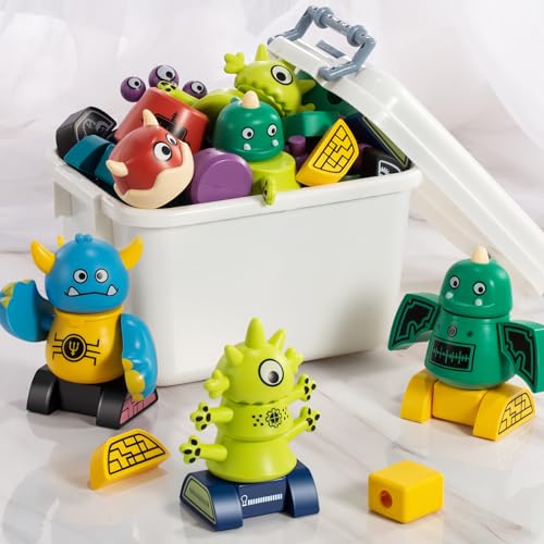 Temi 505 Magnetic Robot Toy For Kids 3-5 Years Old thumb #2