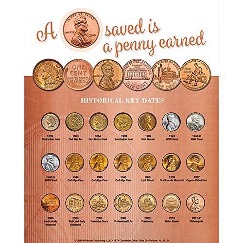 Whitman Deluxe Cent Coin Board: A Penny Saved Is A Penny Earned