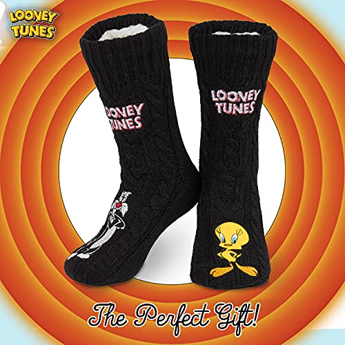 Looney Tunes Space Jam Women Slipper Socks, Warm Anti Slip Socks With Extra Grip3