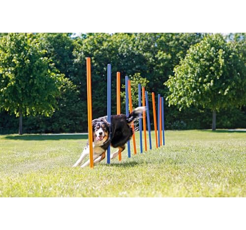 Trixie Agility Slalom, 12 Stangen, 115×ø 3 cm