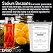 Sodium Benzoate Powder: Versatile Preservative for Food, Cosmetics, and More! Enhance Shelf Life, Food Grade, Ensure Freshness, and Safeguard Quality - DIY Projects and Professional Use! - 5lb