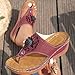 Imagen de Sandalias de cuña con diseño ergonómico que alivian la fatiga del pie